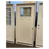 36" x 80" LH Fiberglass Craftsman Style Ext. Door