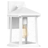 Ashley 1-Bulb Wall Lantern in White x 3
