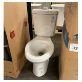 Proflo White Elongated Toilet With Seat