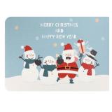 16 x 24"Christmas Stone Path Mat x 2