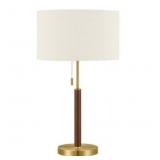 Hampton Bayï¿½ Truman 25" Table Lamp in Walnut