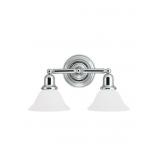 Generation 2-Bulb Vanity Light in Chrome x 3