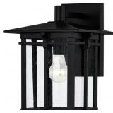 Ashley 1-Bulb Wall Lantern in Black x 2