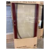 Larsonï¿½ 32" x 80" Cranberry FV Storm Door w/ HW