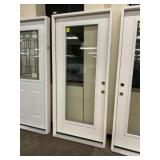 36" x 80" LH Fiberglass Full-View Exterior Door