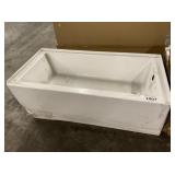 60" x 30" White RH Composite Bathtub x 3