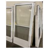 38" x 80" LH Mobile Home Aluminum Storm Door
