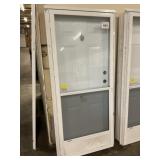 34" x 76" LH 6-Panel Mobile Home Combo Door