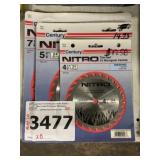 Mixed Century Tool Carbide Tipped Blades x 5