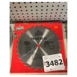 Vermont Americanï¿½ 10" 28T Carbide Tip Blades x 2