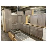 15pc. Silvercreek Winchester Gray 36" Kitchen