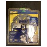 Irwin 10" 6T Fiber-Cement Saw Blade