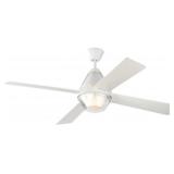 52" Monte Carlo Ceiling Fan in White