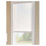 16.5" x 84" PVC Mini Blinds in Alabaster (Case) x2