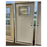 36" x 80" LH Steel Craftsman Style Exterior Door