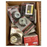 Box Lot- Assorted Sz. Wire Wheels