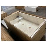 ( 2 ) 60" x 32" Solid Surface Lighted Shower Dome