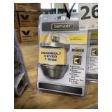 Defiantï¿½ Stainless Steel Deadbolt x 3