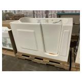 60" Right Hand Walk In Tub In White