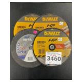 Dewalt 10" Metal Cutting Abrasive Blades x 4