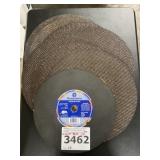 Mixed Lot Of Metal 12" & 14" Abrasive Blades x 8