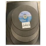 Mixed 14" Metal Cutting Abrasive Blades x 8