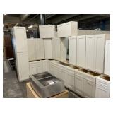 15pc. Silvercreek Classic Cream 42" Kitchen
