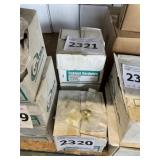 Polished Brass Finish Solid Brass Knobs x 2 Boxes