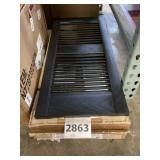 14.5"W x 31"H Black Shutters x 2