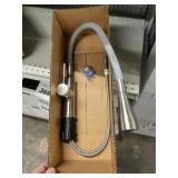 Transolidï¿½ Dual Spray Gray Flexi-Faucet