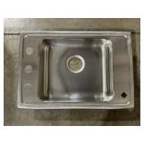 25" x 17" Drop-In ADA Stainless Steel Sink