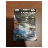 4Pk of Feit 60W Candelabra Clear Bulbs x 6