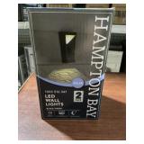 2Pk Solar LED Wall Lights in Black x 2