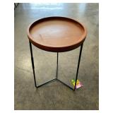Vigoroï¿½ 19"H Wood Top Plant Stand x 2