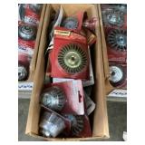 Mix Box Lot Of Assorted Sz. Wire Brushes