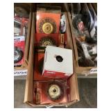 Mix Box Lot Of Assorted Sz. Wire Brushes