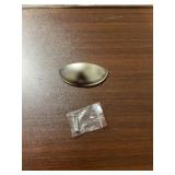 Box of (20) 3-5/8" Cupped Drawer Pulls in Nickel