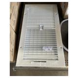 Truaire 16" x 8" Floor Register in White x 2