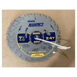 Irwin Construction 7 1/4" 24T Saw Blades x7