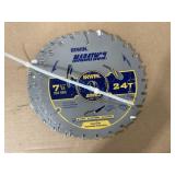 Irwin Construction 7 1/4" 24T Saw Blades x7