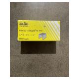 Case of AF R 1/4" Crown Staples for One Money