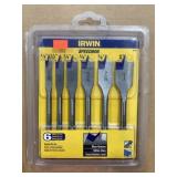 Irwin 6 Pc. Spade Bit Set