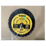 DeWalt 7 1/4" 24T Framing Saw Blades  x5