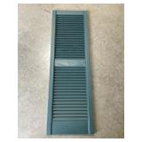 (4) 15" x 47" Open Louver Dark Spruce Shudders