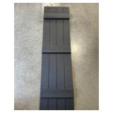 Box of (2) 15" x 55" B&B Shudders in Black