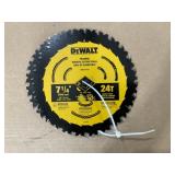 DeWalt 7 1/4" 24T Framing Saw Blades x3