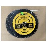 DeWalt 7 1/4" 24T Framing Saw Blades x9