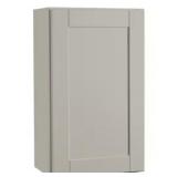 18"W Shaker Wall Cabinet in Dove Gray
