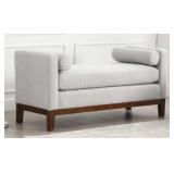 53-1/2"W Elegant Upholstered Bench