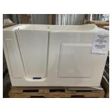 30" x 60" White Walk In Tub